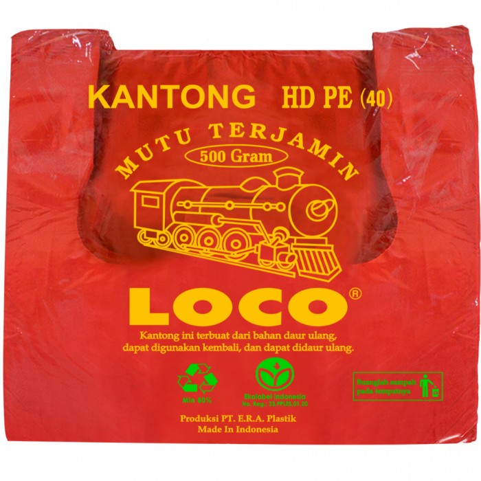 PLASTIK KA TEBALMERAH  40/PAK