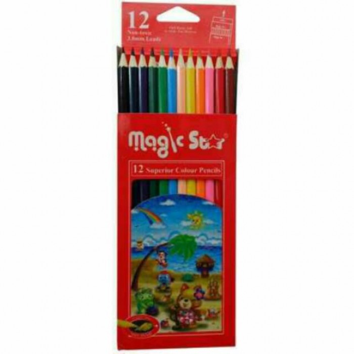 PENSIL WARNA MAGIC STAR PANJANG PENSIL WARNA MAGIC STAR PANJANG