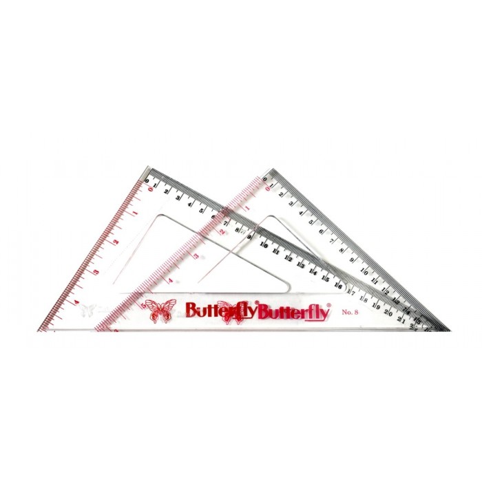 PENGGARIS BETERFLY SEGITIGA NO.8/PCS PENGGARIS BETERFLY SEGITIGA NO.8/PCS