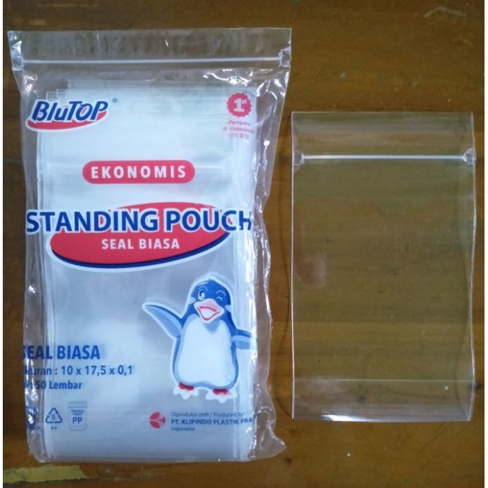 PLASTIK STANDING POUCH 10X17