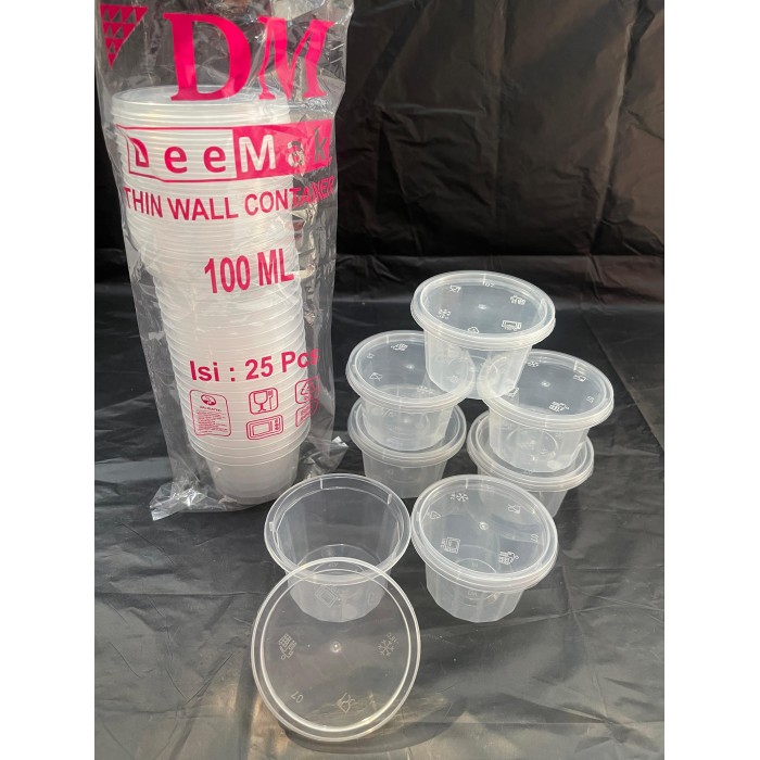 THINWALL 100ML /PACK isi 25 pcs